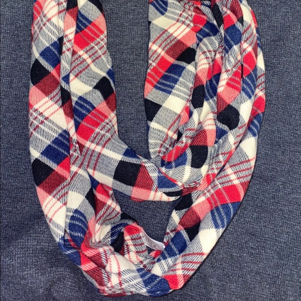 Plaid Infinity Scarf